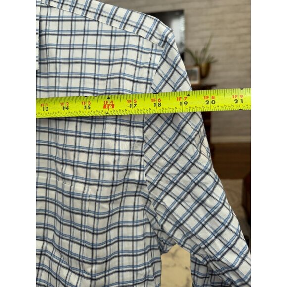 Nordstrom Non-iron Trim Fit Button Up Long Sleeves Dress Shirt Mens Size 34-35 - Picture 2 of 7